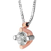 Collana Comete Donna Punto Luce in Oro Diamante 0.20 Ct GLB 509 - GLB 509